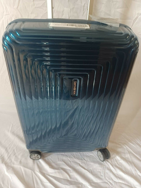 $400 Samsonite Neopulse 20" Carry On Hardside Spinner Suitcase Luggage Blue