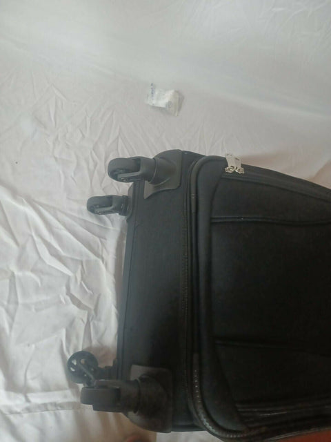 $400 Samsonite Uptempo 20" Carry On Softcase Spinner Suitcase Luggage Black