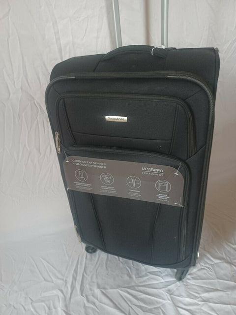 $499 New Samsonite Uptempo 26" Medium Softcase Spinner Suitcase Luggage Black