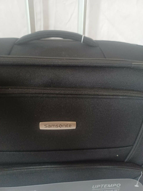 $499 New Samsonite Uptempo 26" Medium Softcase Spinner Suitcase Luggage Black