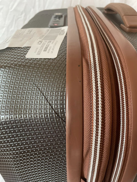 $580 DELSEY St. Tropez 28" Hard-side Spinner Luggage Suitcase Gray Check-In