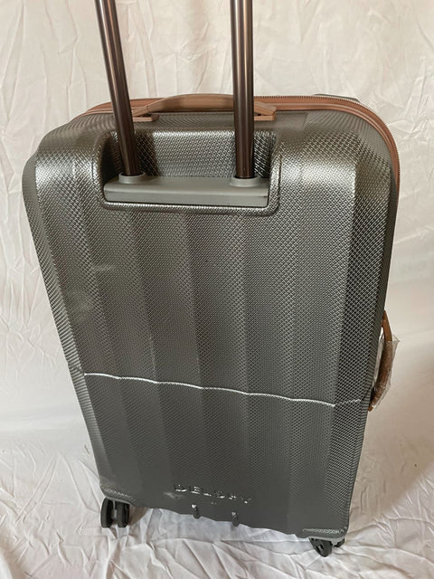 $580 DELSEY St. Tropez 28" Hard-side Spinner Luggage Suitcase Gray Check-In