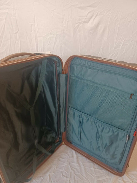 $580 DELSEY St. Tropez 28" Hard-case Spinner Luggage Suitcase Expandable Gray