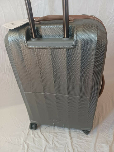 $580 DELSEY St. Tropez 28" Hard-case Spinner Luggage Suitcase Expandable Gray