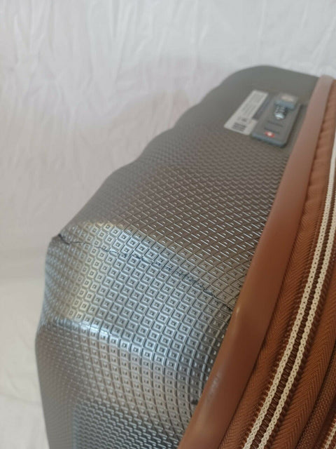 $580 DELSEY St. Tropez 28" Hard-case Spinner Luggage Suitcase Expandable Gray