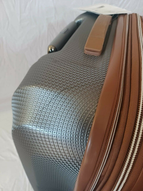$580 DELSEY St. Tropez 28" Hard-case Spinner Luggage Suitcase Expandable Gray