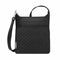 $100 New Travelon Anti-Theft Boho Slim Quilted Crossbody Shoulder Bag Black