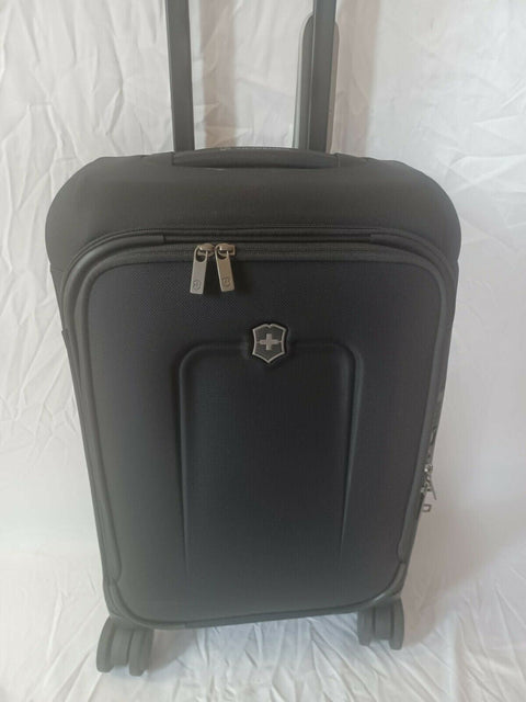$900 Victorinox Swiss Army 22" Frequent Flyer Carry-On Black Luggage