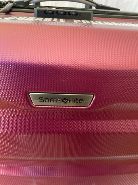 $400 Samsonite Spin-Tech 4.0 29" Hard Check-In Spinner Luggage Suitcase Pink