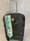 New AMKA Gem Hardside Luggage 20" Carry On Spinner Suitcase Black