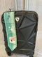 New AMKA Gem Hardside Luggage 20" Carry On Spinner Suitcase Black
