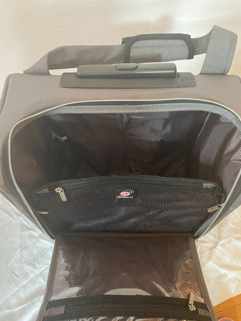 $360 Revo City Lights 2.0 Wheeled Tote Under Seat Bag Gray Carry On