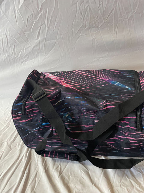 New Fila Kelly 19-in Sports Duffel Bag Stripe Static Pink