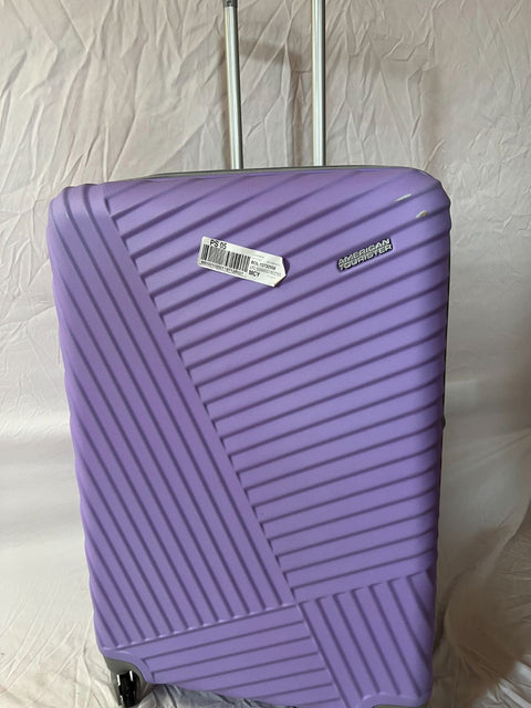 $325 American Tourister Tribute DLX 28" Spinner Suitcase Luggage Hardcase purple
