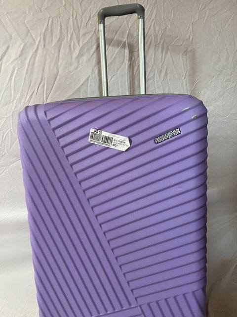 $325 American Tourister Tribute DLX 28" Spinner Suitcase Luggage Hardcase purple