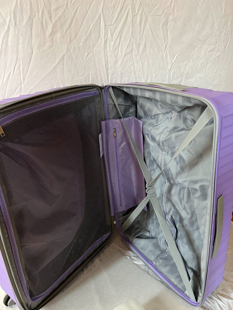 $325 American Tourister Tribute DLX 28" Spinner Suitcase Luggage Hardcase purple