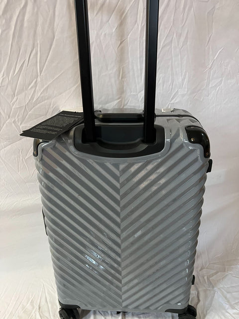 $680 Karl Lagerfeld Paris Georgette Chevron Hard Spinner Luggage with TSA 24"