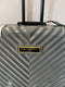 $680 Karl Lagerfeld Paris Georgette Chevron Hard Spinner Luggage with TSA 24"