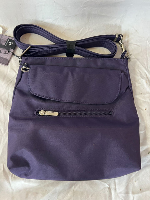 $156 New Travelon Anti-Theft Classic Mini Shoulder Bag Purple Crossbody