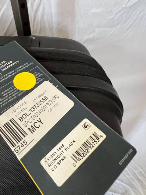 $340 NEW Samsonite Outline Pro 21" Hardside Carry-on Spinner Luggage Black