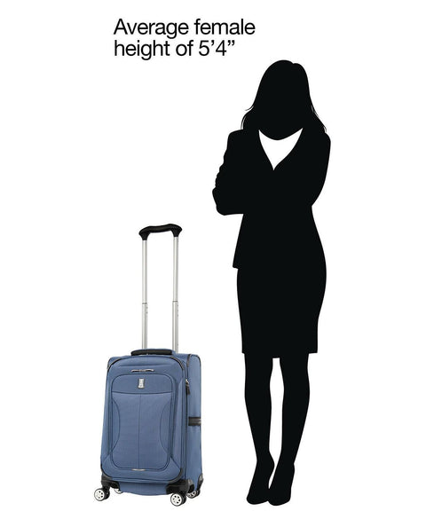 $360 TRAVELPRO WALKABOUT 5 21" SPINNER WHEEL SUITCASE LUGGAGE CARRY ON BLUE