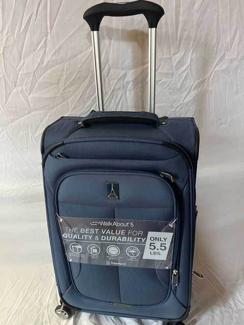 $360 TRAVELPRO WALKABOUT 5 21" SPINNER WHEEL SUITCASE LUGGAGE CARRY ON BLUE