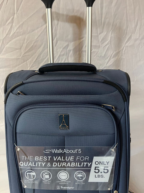 $360 TRAVELPRO WALKABOUT 5 21" SPINNER WHEEL SUITCASE LUGGAGE CARRY ON BLUE