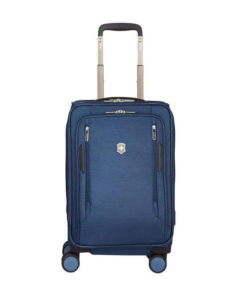 $900 Victorinox Swiss Army VX Avenue 22" Frequent Flyer Carry-On Blue Luggage