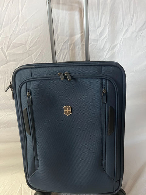 $900 Victorinox Swiss Army VX Avenue 22" Frequent Flyer Carry-On Blue Luggage
