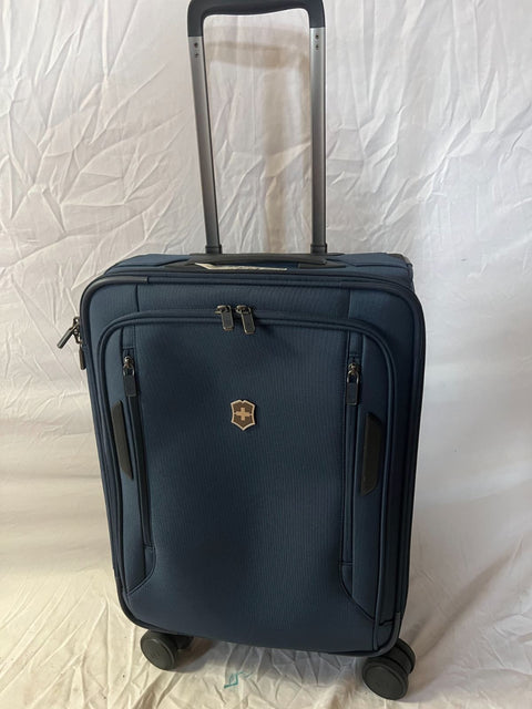 $900 Victorinox Swiss Army VX Avenue 22" Frequent Flyer Carry-On Blue Luggage
