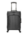 $340 New Dockers Discover Soft-Side Luggage Gray Spinner Lightweight 29"