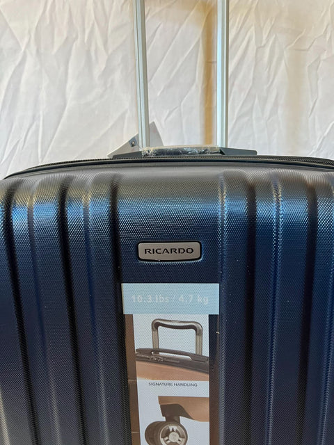 $480 New Ricardo Anaheim 28" Hard-side Check-In Spinner Luggage Blue Suitcase