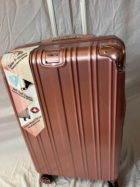 New American Green Travel Melrose Anti Theft Rose Gold Check in Luggage 25"