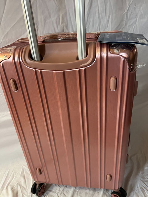 New American Green Travel Melrose Anti Theft Rose Gold Check in Luggage 25"