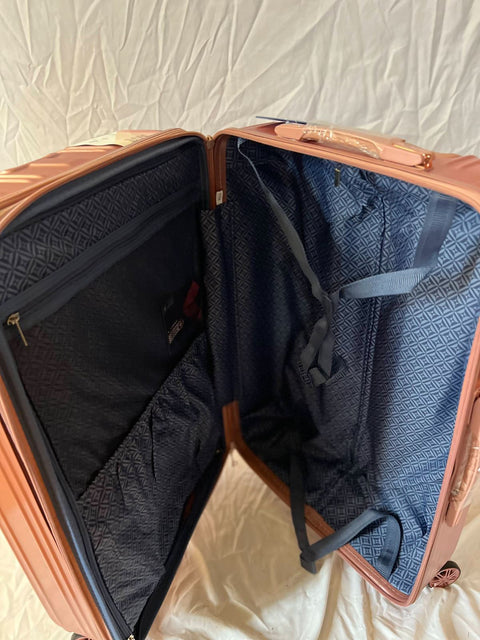 New American Green Travel Melrose Anti Theft Rose Gold Check in Luggage 25"