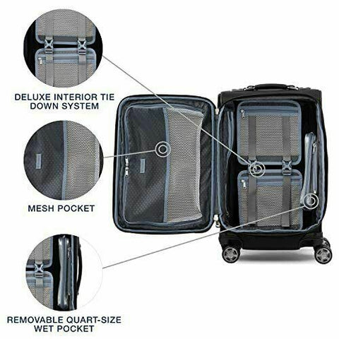 $680 NEW Travelpro Luggage Platinum Elite 21” Expandable Carry-on Spinner Suiter