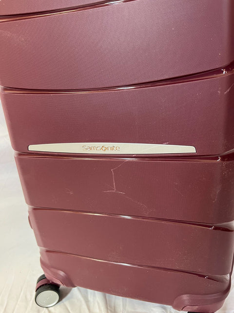 $340 Samsonite Outline Pro 21" Hard-side Carry-on Spinner Luggage Red