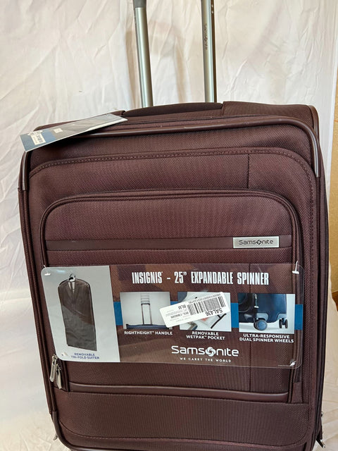 $580 Samsonite Insignis 16 25" Expandable Spinner Suitcase Luggage Red