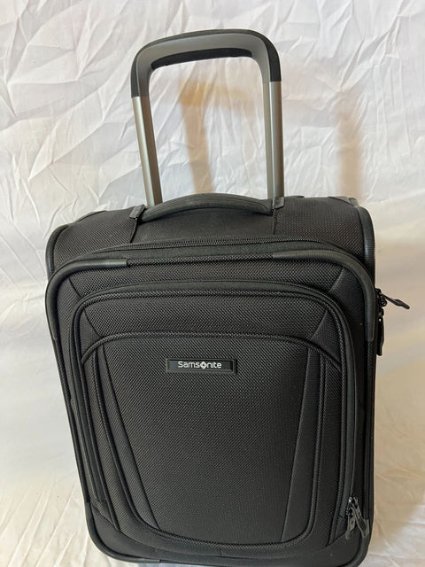 $480 New Samsonite Silhouette 16 Underseat Two Wheeled Carry On Black