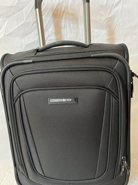 $480 New Samsonite Silhouette 16 Underseat Two Wheeled Carry On Black