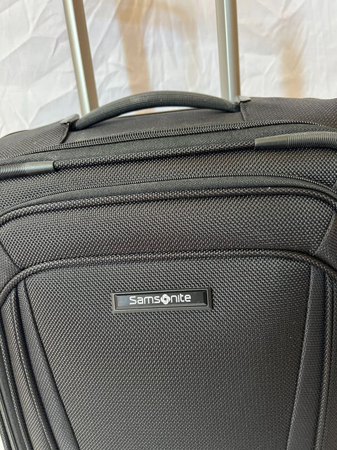 $480 New Samsonite Silhouette 16 Underseat Two Wheeled Carry On Black