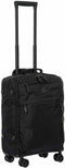 New Brics 21” Spinner w/Frame Suitcase Lightweight Soft Black Luggage Carry On