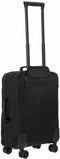 New Brics 21” Spinner w/Frame Suitcase Lightweight Soft Black Luggage Carry On