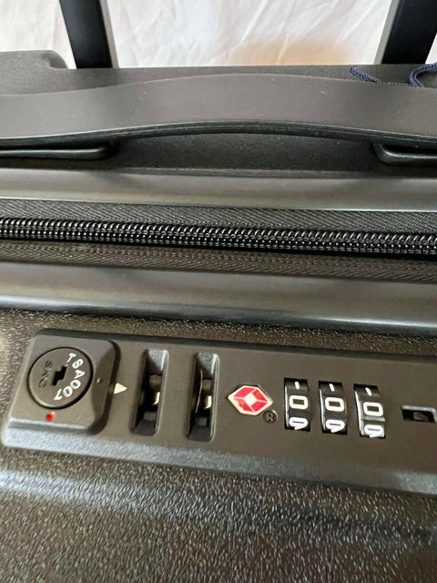 $500 Bric's By Ulisse Expandable Spinner Luggage Black Hardcase Check In 28"