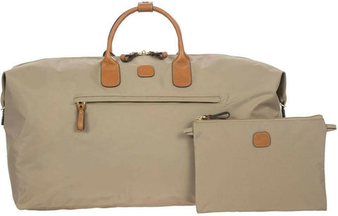 $400 New Brics X Travel 22" Deluxe Duffle Bag Beige
