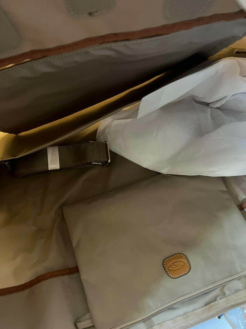 $400 New Brics X Travel 22" Deluxe Duffle Bag Beige
