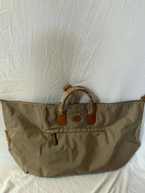 $400 New Brics X Travel 22" Deluxe Duffle Bag Beige
