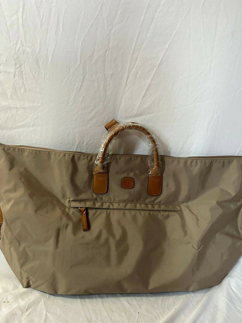$400 New Brics X Travel 22" Deluxe Duffle Bag Beige