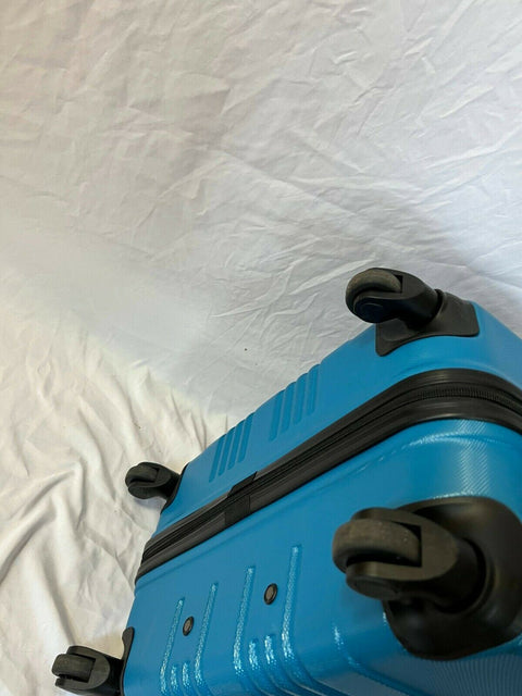 Kenneth Cole Reaction Hard Case Spinner Luggage 28" Suitcase Blue