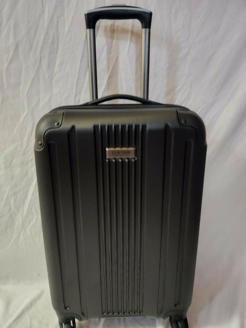 New Kenneth Cole Reaction Out Of Bound Hard Carry On Spinner Luggage 20" Black